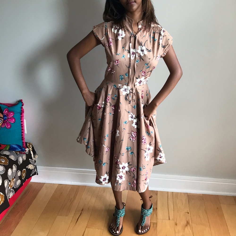 Floral Vintage Midi